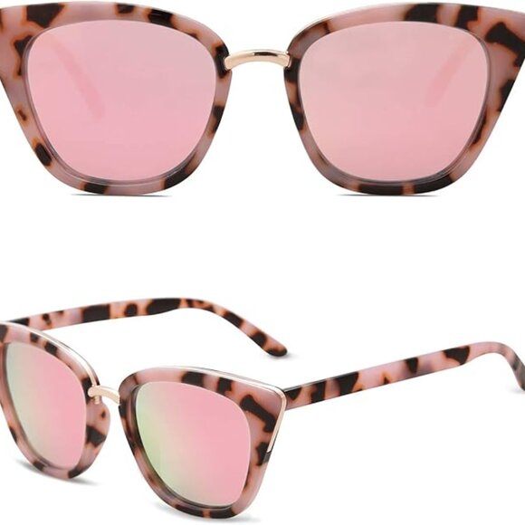 Cat eye pink sunglasses - Picture 5 of 8